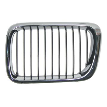 Grille Assembly Left Chrome & Black for BMW M3 328i 323i 318i