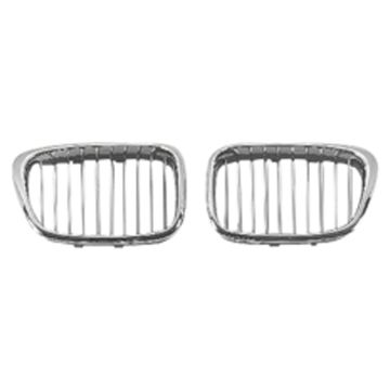 Grille Assembly Left Black for BMW 530i 525i