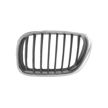 Grille Assembly Left Chrome & Black ABS Plastic for BMW X5 2000-2003