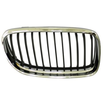 Grille Assembly Right E90/E91 w/o Chrome Bezel Chrome for BMW 328i 335i 335d M3