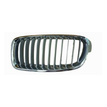 Grille Assembly Left Modern Line F30 Chrome Trim CAPA for BMW 328i 335i 320i ActiveHybrid 3