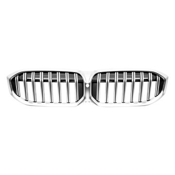 Grille Assembly G20 w/M Sport Pkg w/Shadow Line w/o Surround View for BMW 330e xDrive 330e 330i xDrive 330i