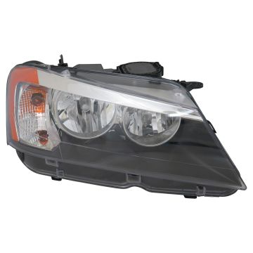 Headlight Assembly Composite Right F25 Halogen CAPA for BMW X3 2011-2014