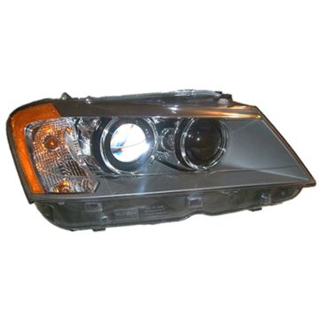 Headlight Assembly Composite Right F25 Xenon w/o Adaptive Headlamps for BMW X3 2011-2014