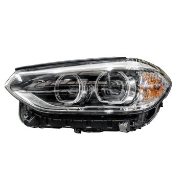 Headlight Assembly Composite Right G01/G02 w/Cornering Lamps w/o Adaptive Headlamps for BMW X3 X4
