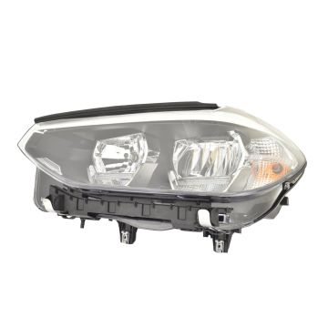 Headlight Lens Housing Left G01 w/o Adaptive Headlamps w/o Cornering Lamps CAPA for BMW X3 2018-2021