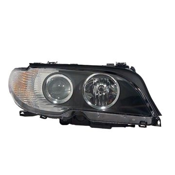 Headlight Lens Housing Right Halogen w/White Turn Signal Lens From 3/03 for BMW 325Ci 330Ci