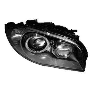 Headlight Lens Housing Right E88/E82 To 3-11 Xenon w/Auto Adjust Headlamps for BMW 128i 135i