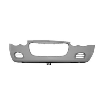 Bumper Cover Front w/o Fog Lamps Primed for Chrysler Sebring Convertible 2004-2006
