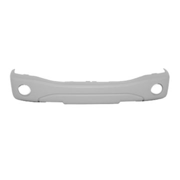 Bumper Cover Front w/Fog Lamps Smooth Primed CAPA for Dodge Durango 2004-2006