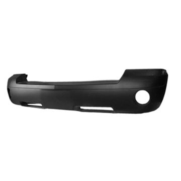 Bumper Cover Front w/o Chrome Trim Primed CAPA for Dodge Dakota 2005-2007