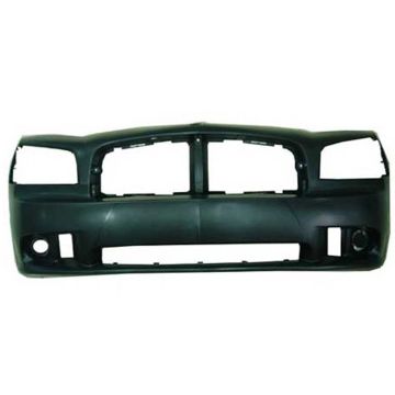 Bumper Cover Front w/Perf Pkg Primed for Dodge Charger SRT8 2006-2010