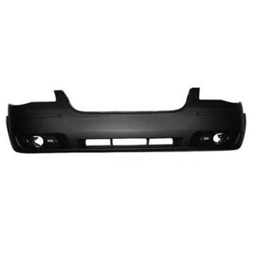 Bumper Cover Front w/Headlamp Washer w/o Chrome Insert Primed CAPA for Chrysler Town & Country 2008-2010