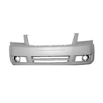 Bumper Cover Front w/Headlamp Washer Requires Inserts w/Fog Lamps or w/o Fog Lamps Primed for Dodge Grand Caravan SXT 2008-2010