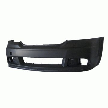 Bumper Cover Front w/Fascia w/Fog Lamps Primed CAPA for Dodge Journey 2011-2015
