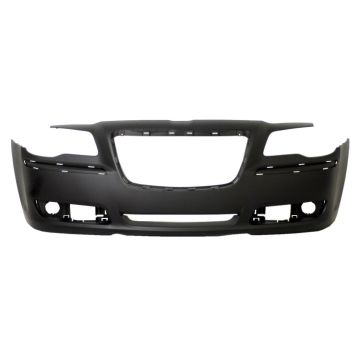 Bumper Cover Front w/o Parking Sensor Primed CAPA for Chrysler 300 Sedan 2011-2014