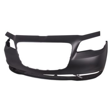 Bumper Cover Front w/o Parking Sensors Primed CAPA for Chrysler 300 S Limited C C Platinum Touring 3.6 Hemi Touring L 2015-2023