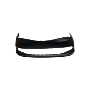 Bumper Cover Front w/o Fog Lamps Primed CAPA for Chrysler Pacifica Voyager Grand Caravan