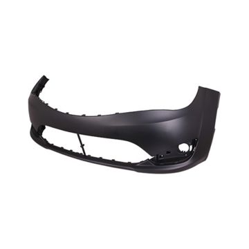 Bumper Cover Front w/Fog Lamps w/o Parallel Park Assist Primed CAPA for Chrysler Pacifica 2017-2020