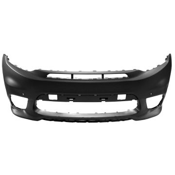Bumper Cover Front w/Parking Aid Sensors Primed CAPA for Jeep Grand Cherokee SRT 2017-2021
