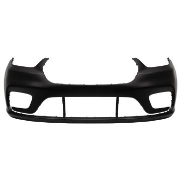 Bumper Cover Front w/o Parallel Park Assist Primed CAPA for Chrysler Pacifica 2021-2024