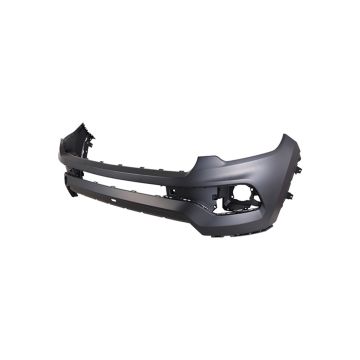Bumper Cover Front w/o Parallel Park Assist Halogen Fog Lamps Primed CAPA for Jeep Compass Limited Sport Limited Premium Latitude North Altitude High Altitude Latitude Lux Red 2022-2025