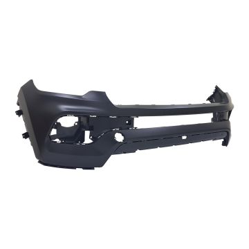 Bumper Cover Front w/o Parallel Park LED Fog Lamps Primed for Jeep Compass Limited Sport Limited Premium Latitude North Altitude High Altitude Latitude Lux Red 2022-2025