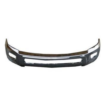 Bumper Face Bar Front w/o Parking Sensors w/Fog Lamps Chrome for Ram 2500 3500 Dodge Ram 3500 Ram 2500