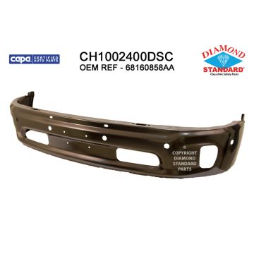 Bumper Face Bar Front 2 Piece Bumper w/Fog Lamps w/Parking Sensor CAPA for Ram 1500 1500 Classic