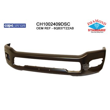 Bumper Face Bar Front w/Park Assist Primed CAPA for Ram 2500 3500