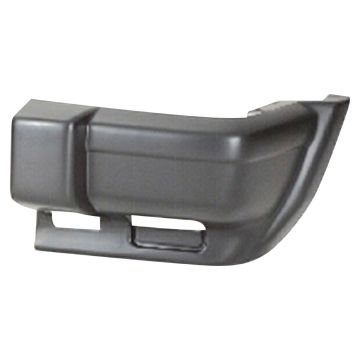 Bumper Extension Front Left Outer Smooth Black for Jeep Cherokee 1997-1999