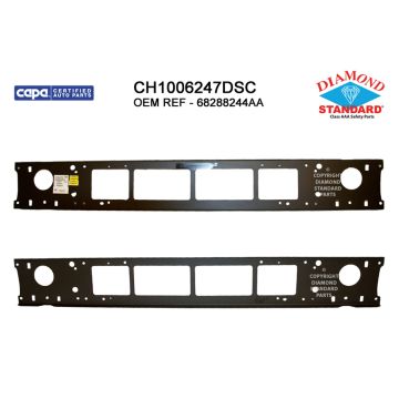 Bumper Cover Reinforcement Front CAPA for Ram 1500 Limited Laramie Sport Big Horn Lone Star SLT SXT Tradesman Laramie Longhorn HFE Longhorn Laramie Sport ST Hemi Sport Special Service TRX Limited Longhorn TRX Launch Edition Big Horn OffRoad 2019-2024