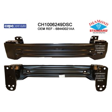 Bumper Cover Reinforcement Front CAPA for Jeep Renegade Trailhawk Upland 2019-2023