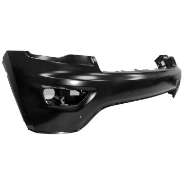 Bumper Cover Front Upper w/o Headlamp Wshrs w/Adv Park Assist Primed for Jeep Grand Cherokee Grand Cherokee WK