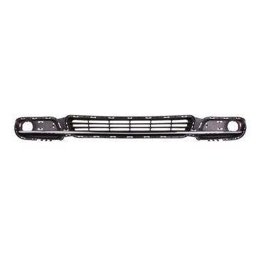 Bumper Cover Grille Front Matte Black Chrome Moulding CAPA for Chrysler Town & Country 2011-2016