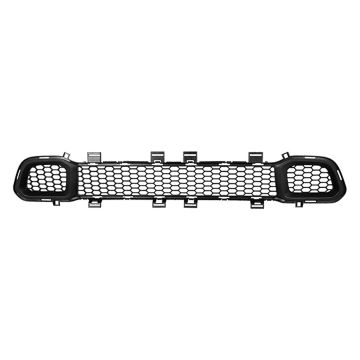 Bumper Cover Grille Front w/o Adaptive Cruise Control CAPA for Jeep Cherokee Limited Sport Limited Premium Latitude North Overland 75th Anniversary Limited Plus Altitude High Altitude Latitude Plus 2014-2018
