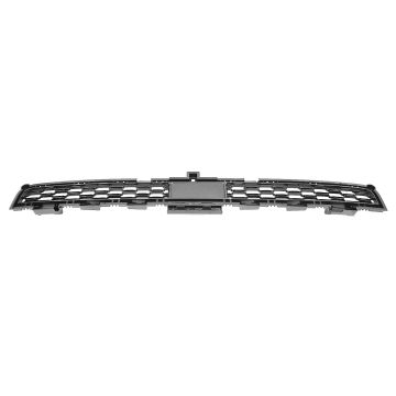 Bumper Cover Grille Front Center w/o Tow Hooks w/Mold-In-Color Lower Fascia Type 1 for Jeep Grand Cherokee L 2021-2024