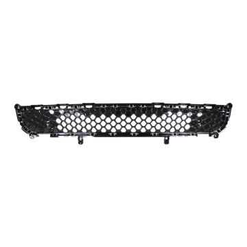 Bumper Cover Grille Front w/o Tow Hooks w/o Advanced Park Assist System Black Outline for Jeep Grand Cherokee L 2021-2024