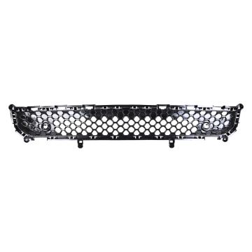 Bumper Cover Grille Front w/o Tow Hooks w/o Advanced Park Assist System Black Outline CAPA for Jeep Grand Cherokee L 2021-2024