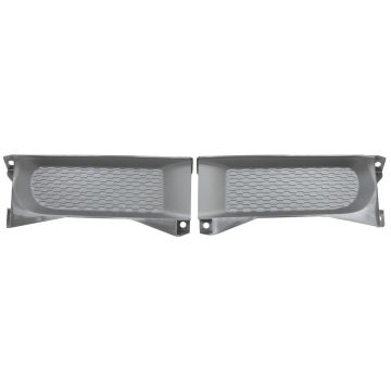 Bumper Insert Front 2 Piece Bumper Bezel Kit w/o Tow Hook for Ram 1500 1500 Classic