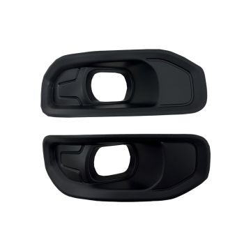Bumper Insert Front w/o Parking Sensors Halogen Fog Lamps Fog Lamp Bezel Kit CAPA for Ram 1500 2019-2024