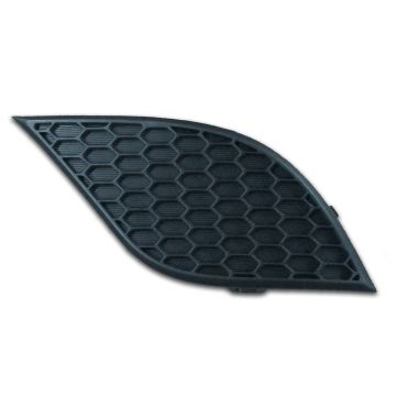 Bumper Insert Front Left Tow Hook Opening Cover Honeycomb Black for Jeep Grand Cherokee Summit 2014-2016