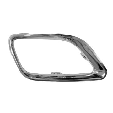 Bumper Insert Front Left Fog Lamp Trim Chrome for Jeep Cherokee Limited Latitude Overland Altitude 2019-2023