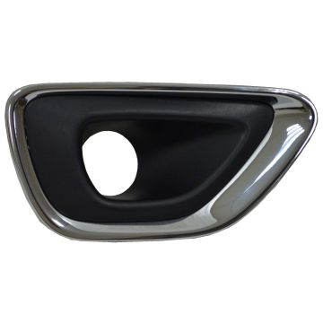 Bumper Insert Front Right Fog Lamp Bezel w/Fog Lamps Chrome for Jeep Grand Cherokee Limited Laredo 2014-2016