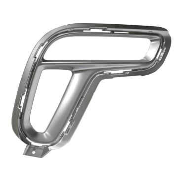 Bumper Insert Front Right Fog Lamp Bezel w/Fog Lamps Satin Chrome for Dodge Durango 2021-2024