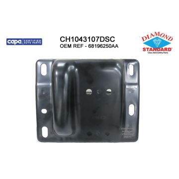 Bumper Cover Support Front Right w/o Tow Hooks CAPA for Ram 3500 2500