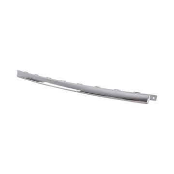 Bumper Cover Molding Front w/o Tow Hooks Center Applique Chrome CAPA for Jeep Grand Cherokee L 2021-2024