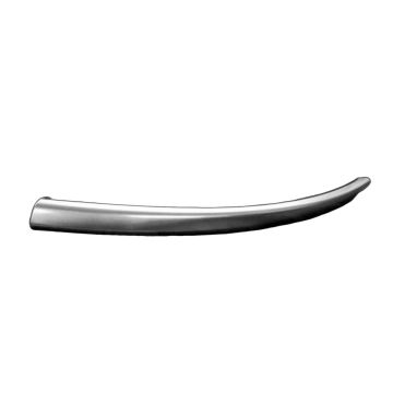 Bumper Cover Molding Front Left Outer Bumper Applique Satin Chrome for Jeep Grand Cherokee Summit Summit Elite Platinum 2017-2021