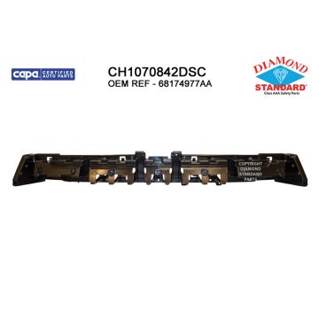 Bumper Impact Absorber Front w/Fog Lamps CAPA for Dodge Challenger 2015-2023