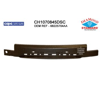Bumper Impact Absorber Front w/Fascia Type 1 CAPA for Dodge Journey 2014-2020